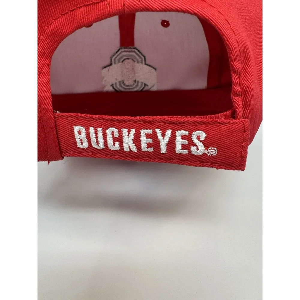 Ohio State University Buckeyes Strapback Hat Cap Unisex NCAA Red